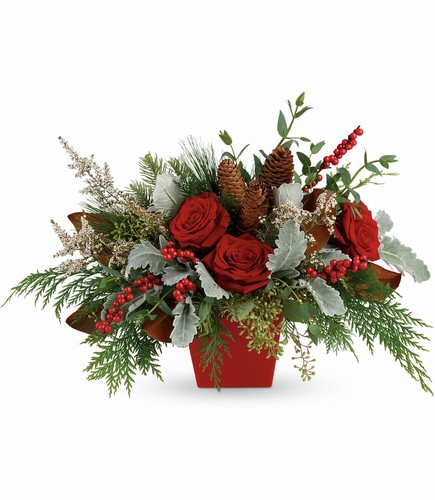 Winter Blooms Centerpiece